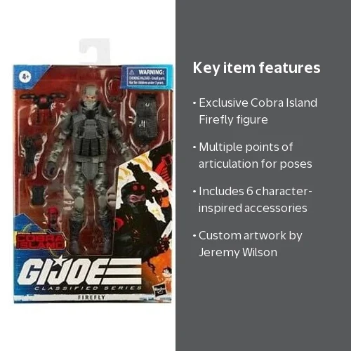Hasbro, GI Joe Classified Series Action Figure, Ground Truth Gray