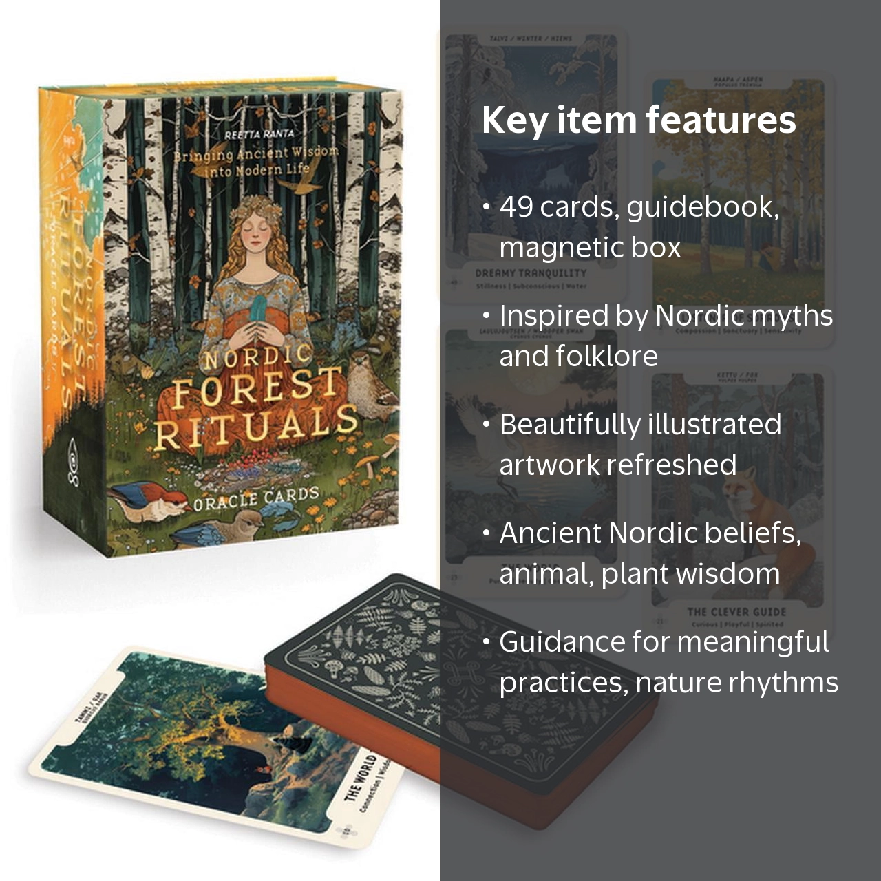 Nordic Forest Rituals Oracle Cards: Bringing Ancient Wisdom Into