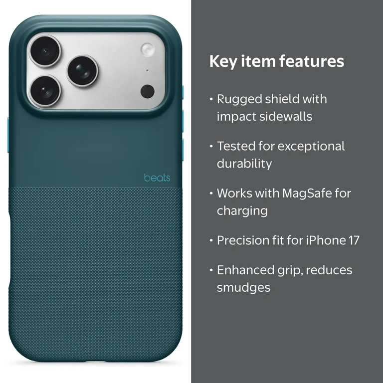 Beats iPhone 17 Pro Max Rugged Case with MagSafe and Camera