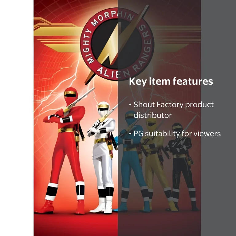 Mighty Morphin Alien Rangers (DVD), Shout Factory, Action