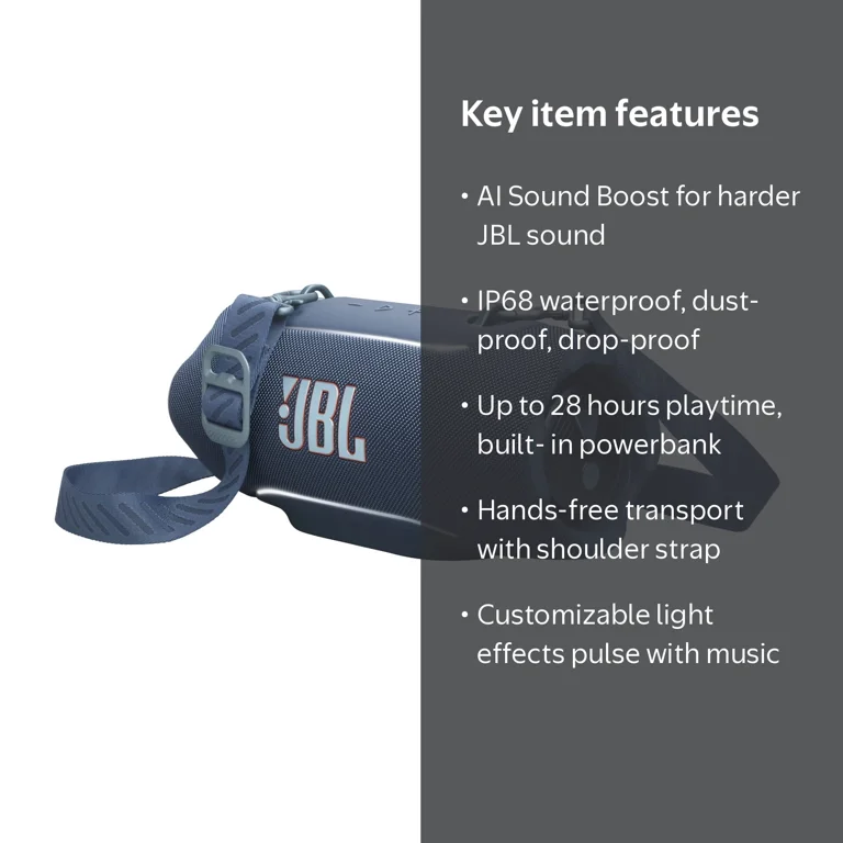 JBL Xtreme 5 - Portable waterproof speaker with massive legendary
