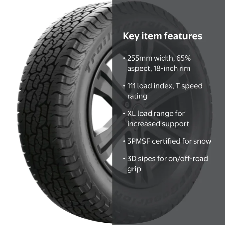 BFGoodrich Trail-Terrain T/A All Terrain 255/65R18 111T XL