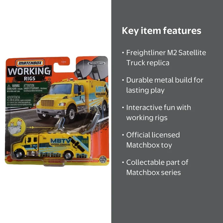 Matchbox Working Rigs Metal Vehicle - FREIGHTLINER M2 106