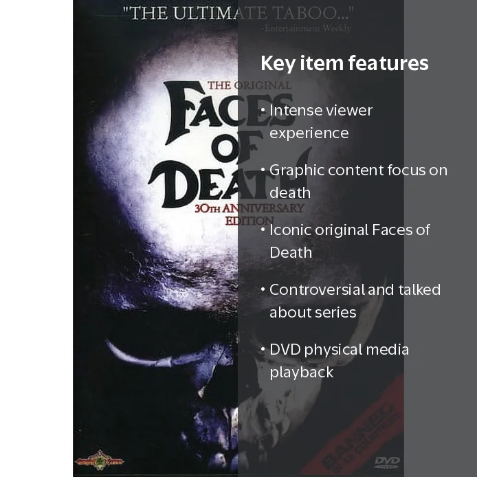 The Original Faces of Death (DVD) - Walmart.com