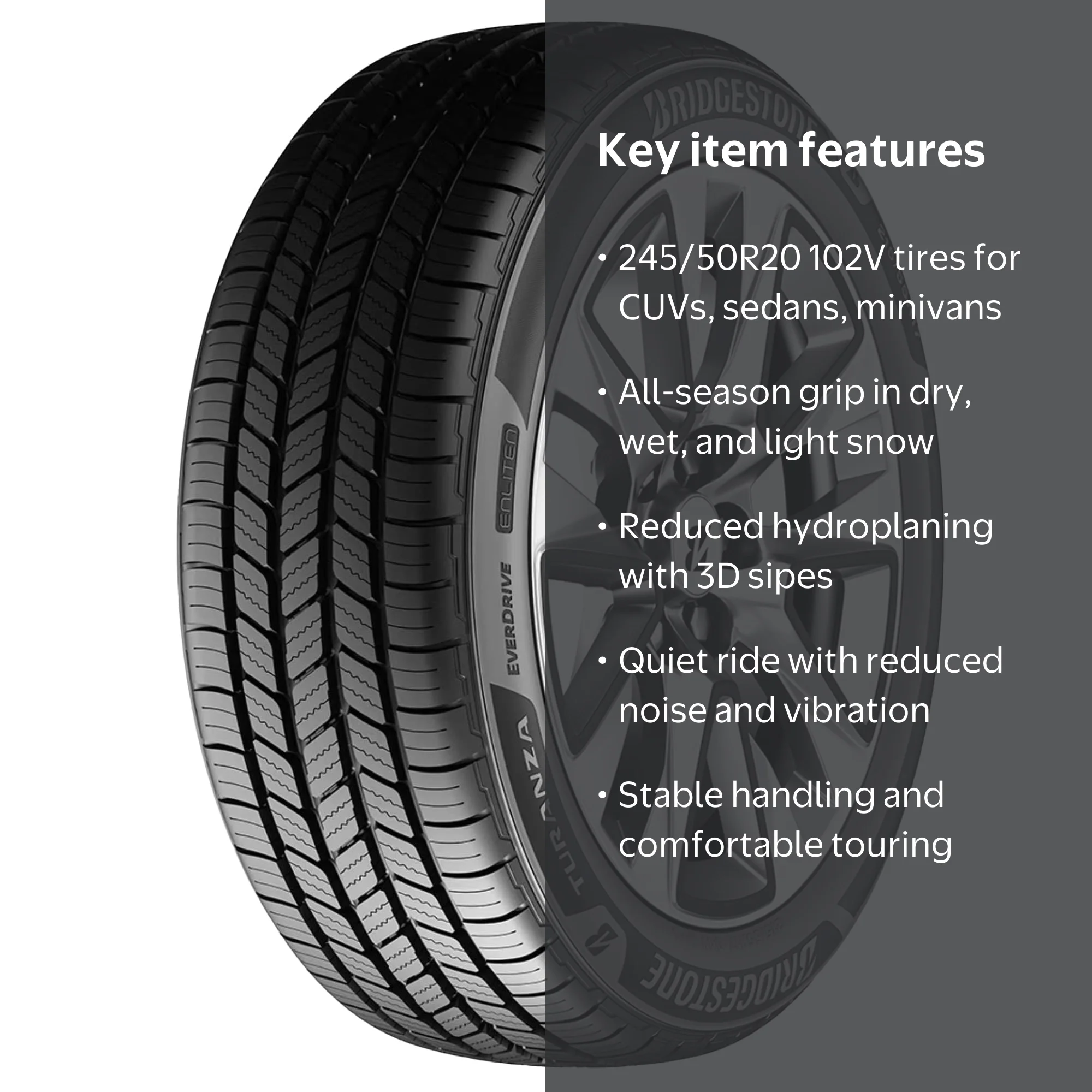 Bridgestone Turanza Everdrive All Season 245/50R20 102V SUV