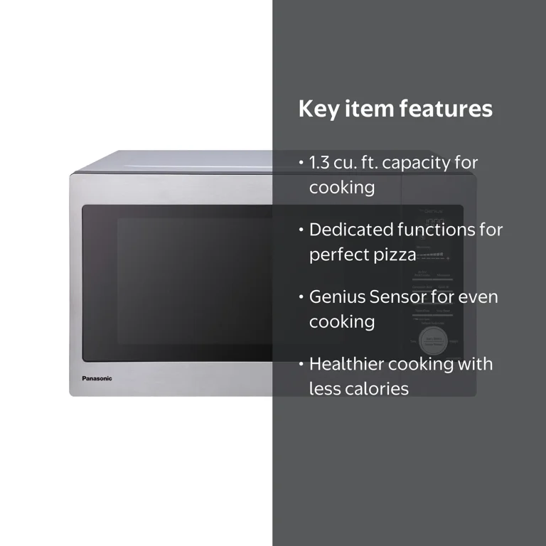 Panasonic 1.3 Cu. ft. Countertop Microwave Multi Oven, NN-CD65NS