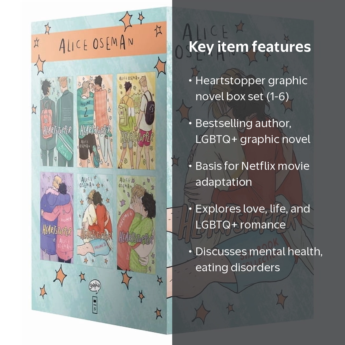Heartstopper Heartstopper #1-6 Box Set (Paperback) - Walmart.com