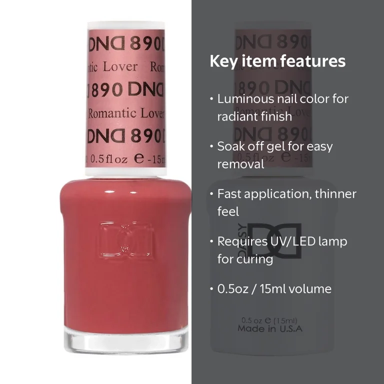 Daisy DND, UV Gel + Nail Polish, Romantic Lover, 0.5oz - Walmart.com