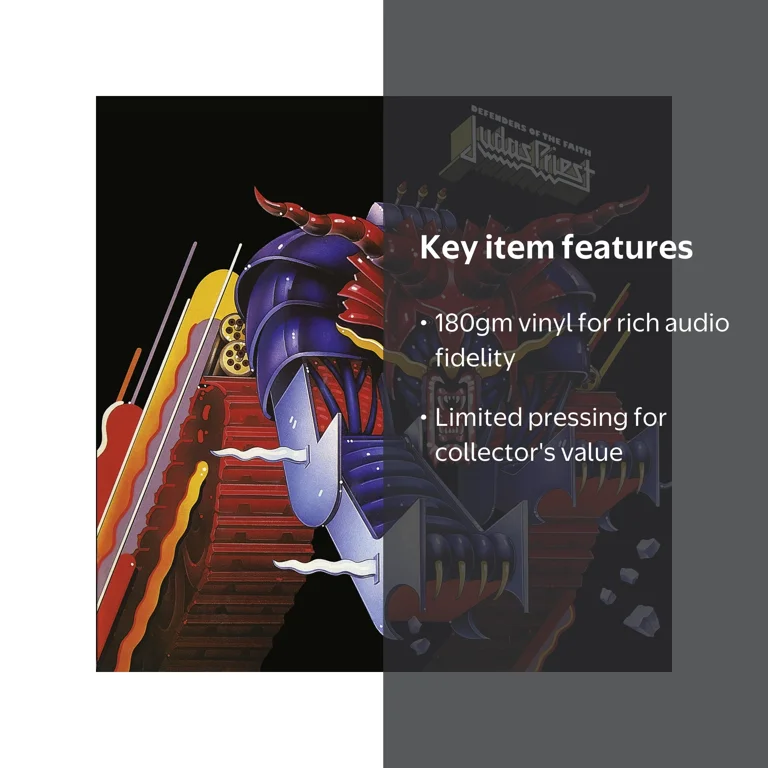 Sony Music, Vinyl Record, Judas Priest Defenders Of The Faith