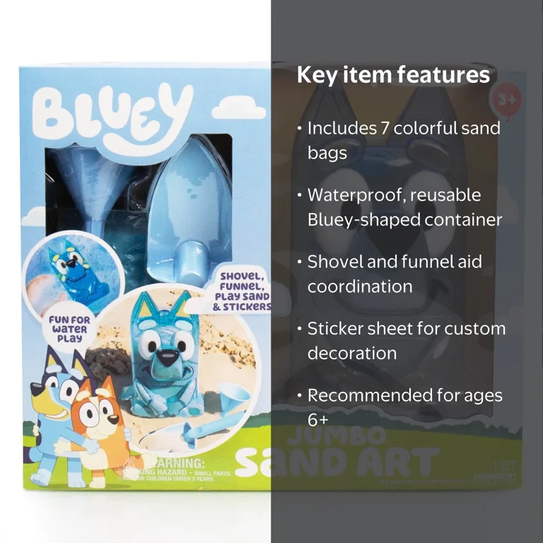 Bluey Jumbo Sand Art - Walmart.com