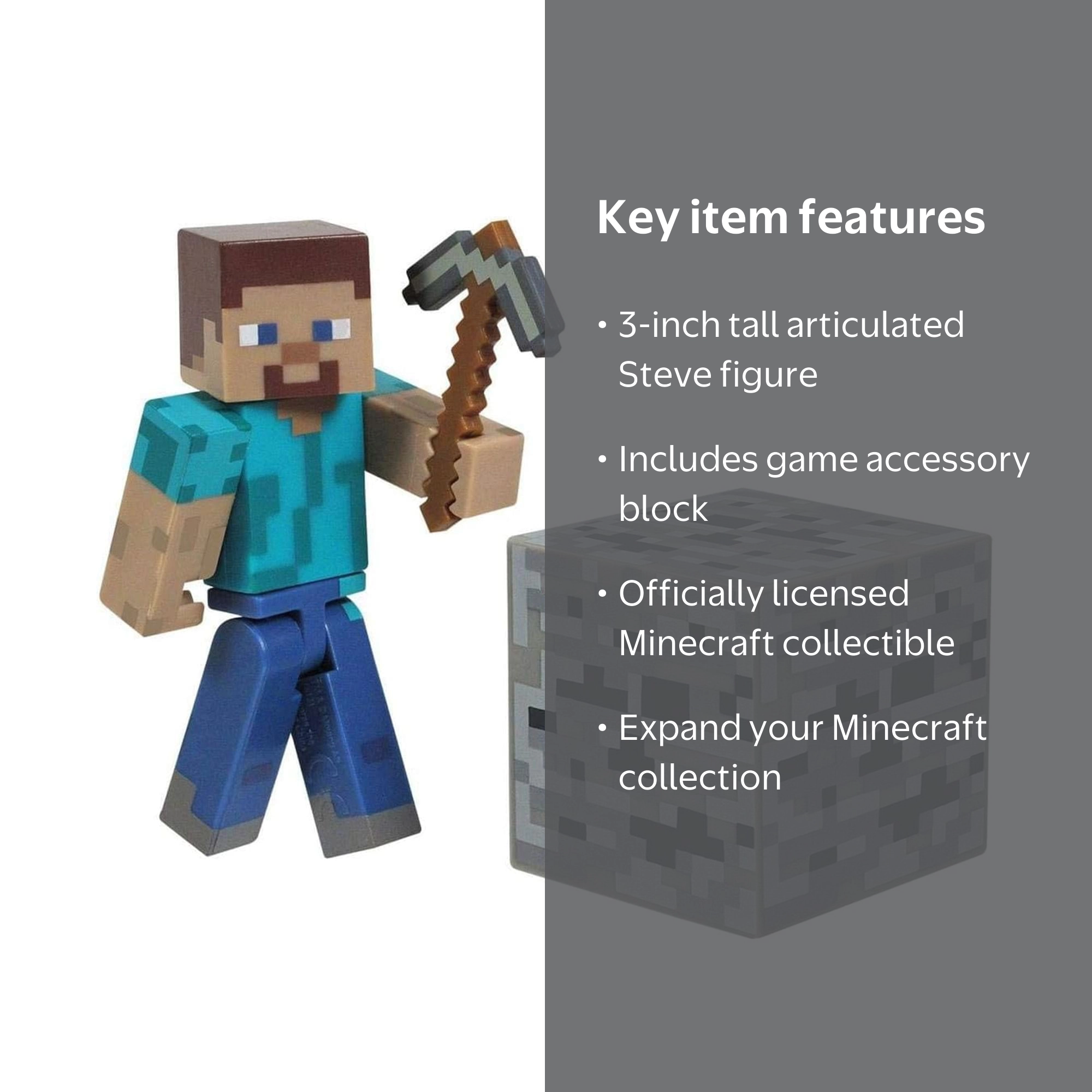 Minecraft Core Steve with Accessories, 3