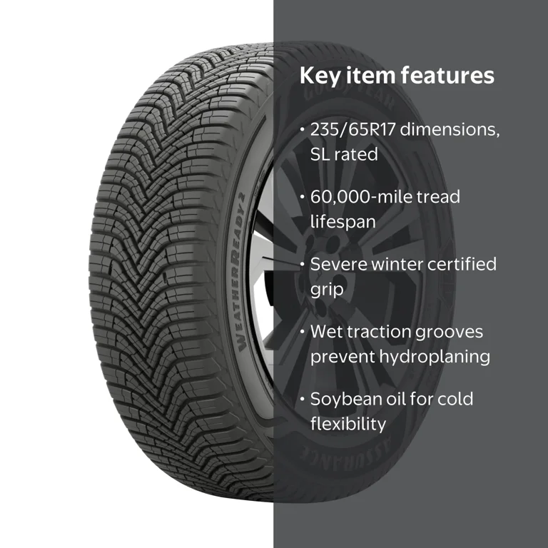 Goodyear, Passenger Tire, 235/65R17 104H, All Weather - Walmart.com