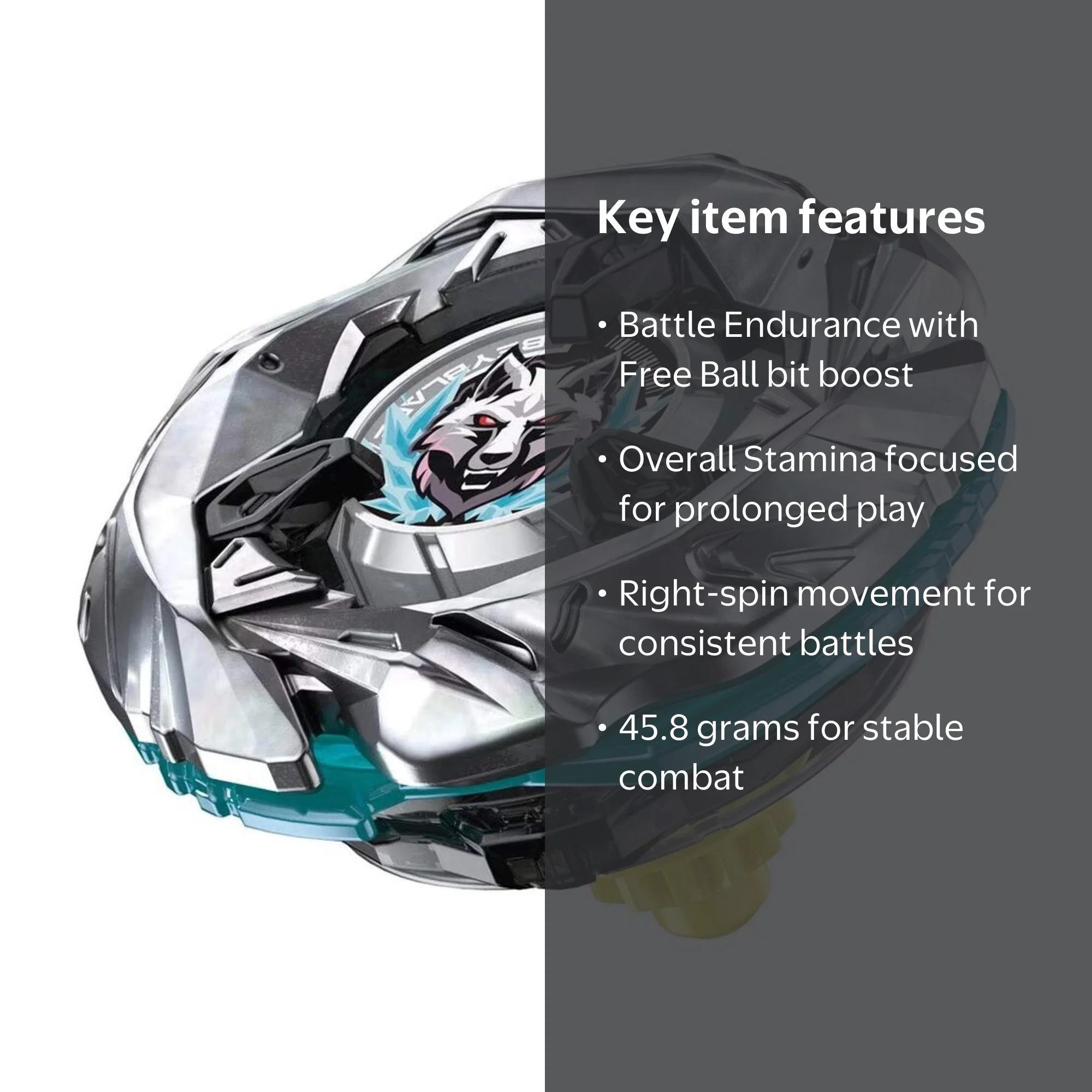 Takara Tomy Silver Wolf 3-80FB Beyblade X Starter UX-08 - Walmart.com