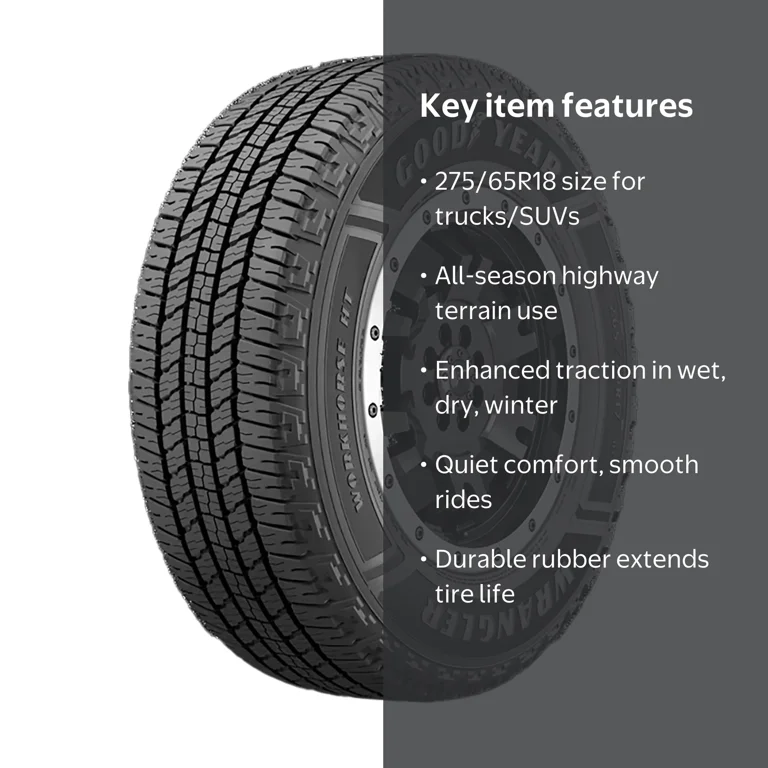 Goodyear Wrangler Workhorse HT 275/65R18 116T All-Season Light