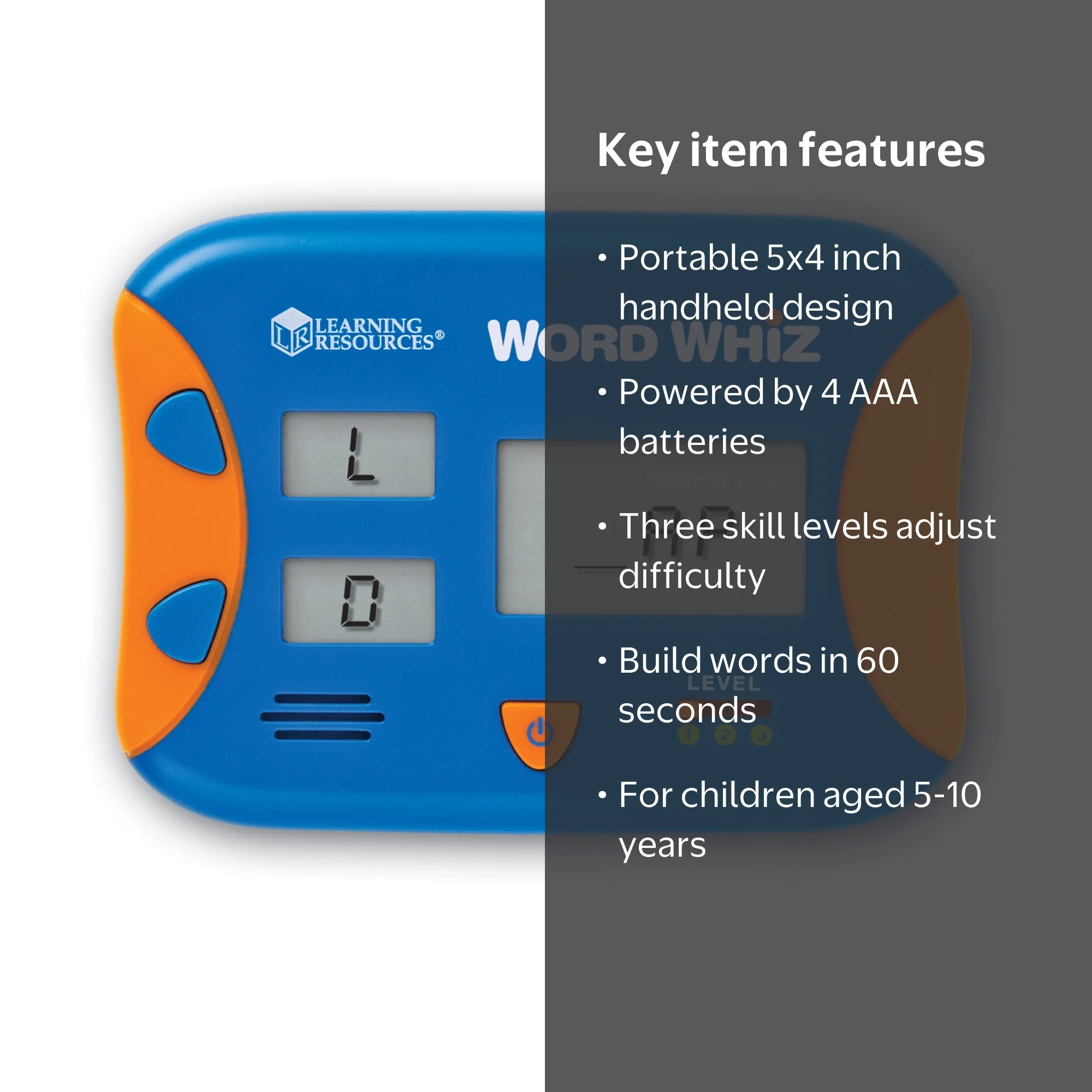 Learning Resources Word Whiz Electronic Flash Card Reading Game