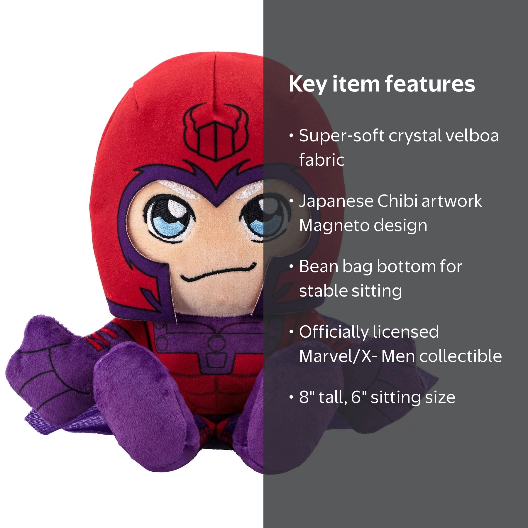 Bleacher Creatures Plushies Marvel Magneto 8