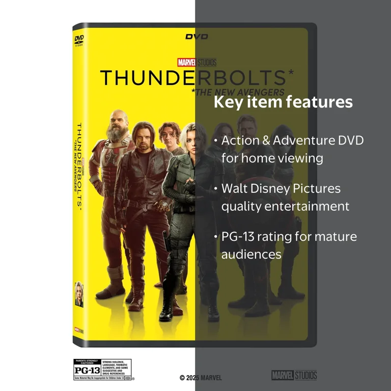 Disney, DVD, Thunderbolts PG-13, Action & Adventure - Walmart.com