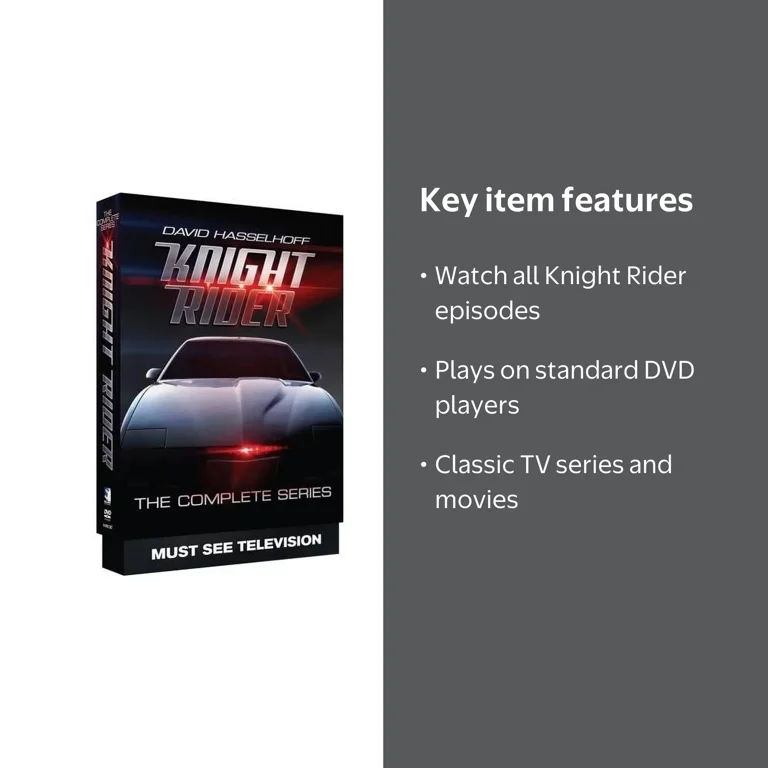 Knight Rider: Complete Series (DVD) - Action & Adventure Crime
