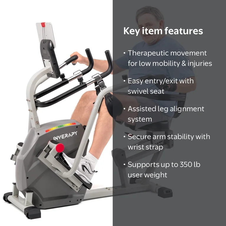 Inverapy Innova RCT2025 Recumbent Cross Trainer, Swivel Seat, Leg