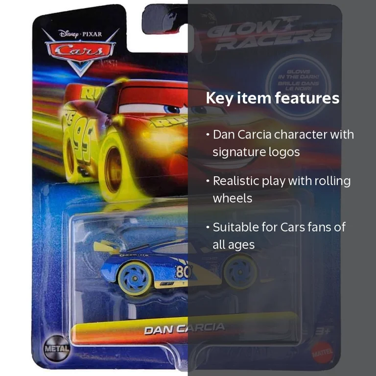 Disney / Pixar Cars, Diecast Car, Dan Carcia, 1:55 scale - Walmart.com