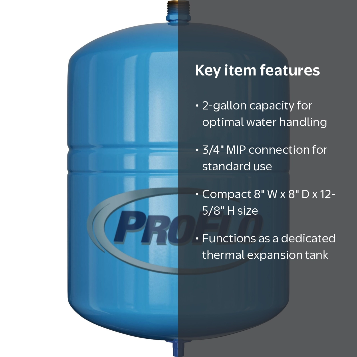 Proflo PFXT5 2 Gallon Thermal Expansion Tank - Walmart.com