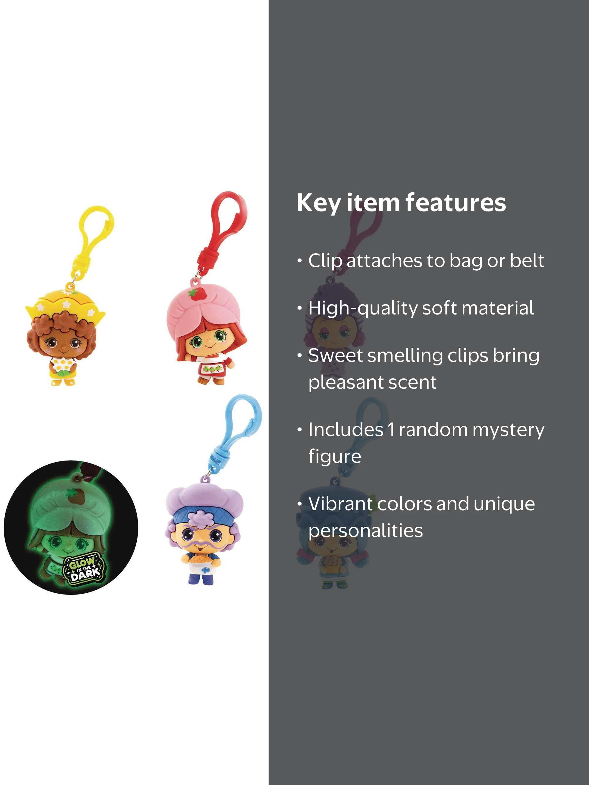 チェリチェリーキューピーストラップ Strawberry Shortcake Cheebee Backpack Clip Mystery Pack (1 RANDOM