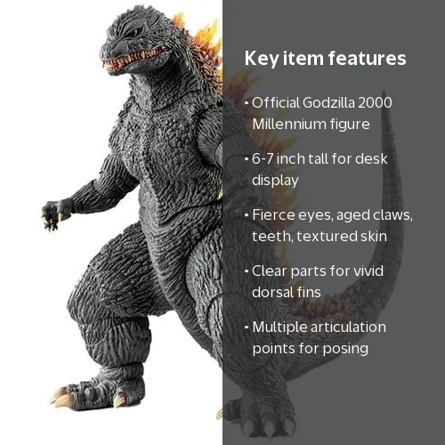 Hiya Toys, Action Figure, 7 Inch, Godzilla 2000 Heat Ray - Walmart.com