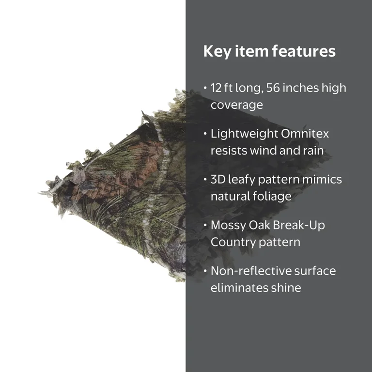 Allen Company Mossy Oak 3D Leafy Omnitex Hunting Blind Material