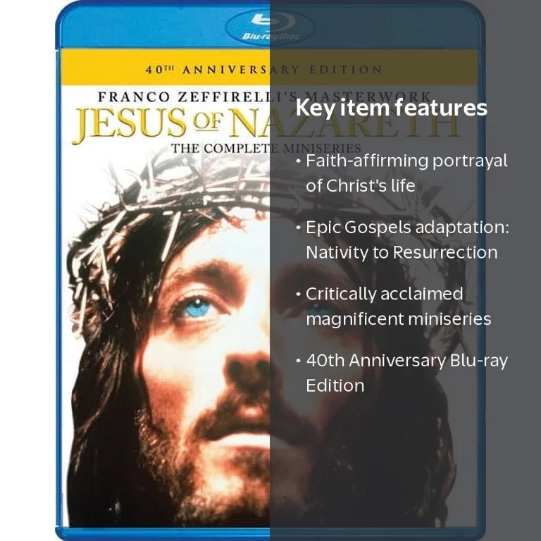 Jesus of Nazareth: The Complete Miniseries - 40th Anniversary Blu