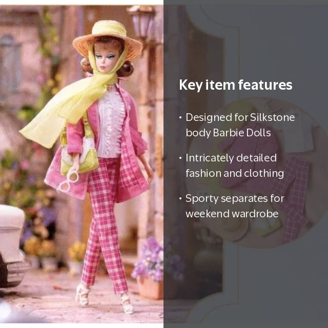 Country Bound Barbie Fashion Set Limited Edition BFMC Gold Label Country Bound Barbie Fashion Set Limited Edition BFMC Gold Label
