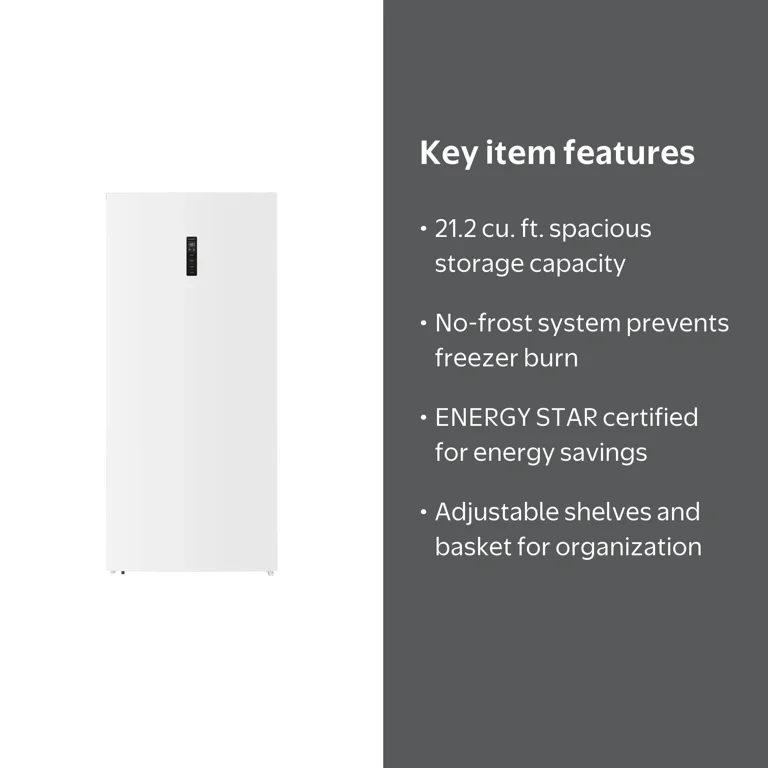 Element 21.2 cu. ft. Energy Star Upright Freezer, Frost Free