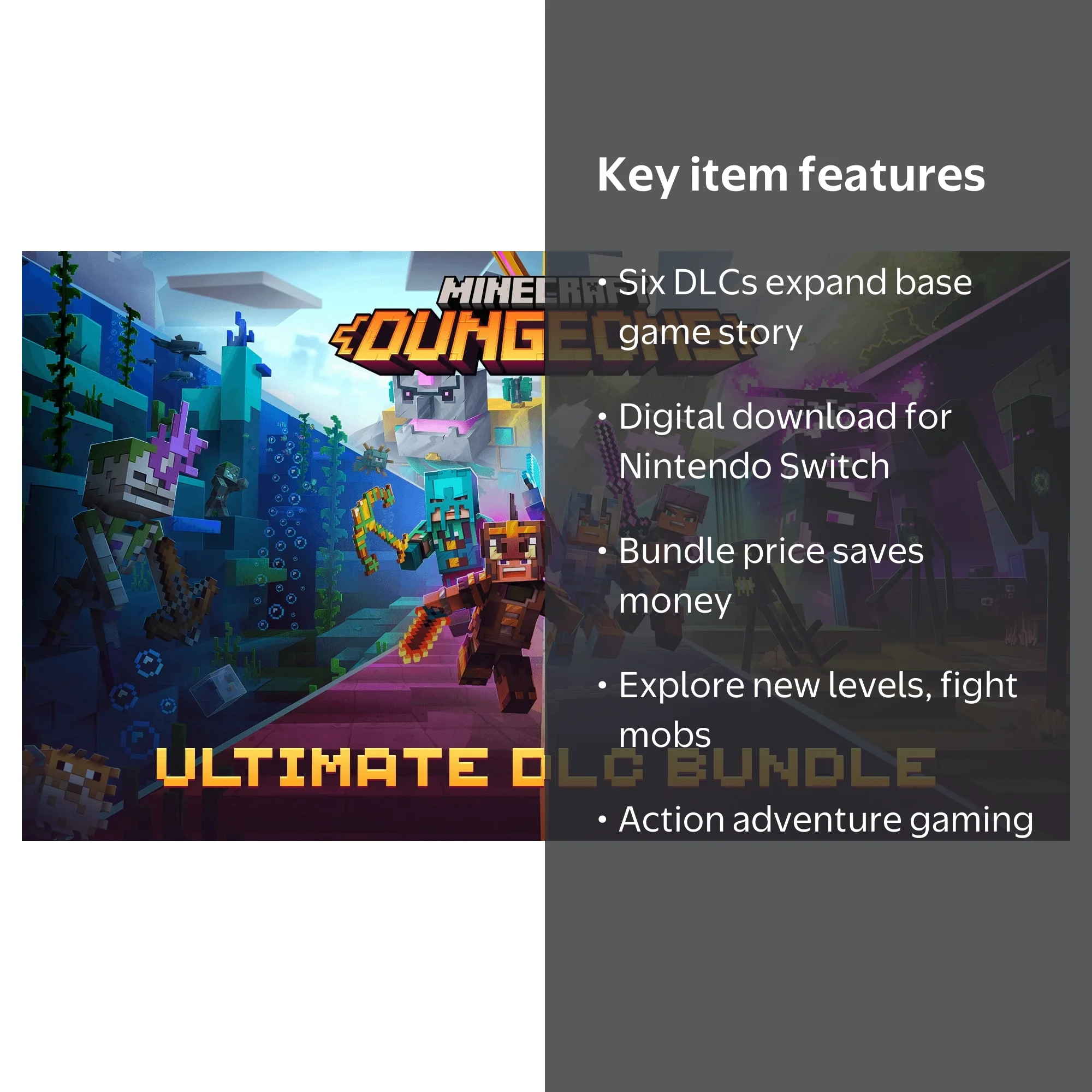 Minecraft Dungeons Ultimate DLC Bundle - Nintendo Switch [Digital