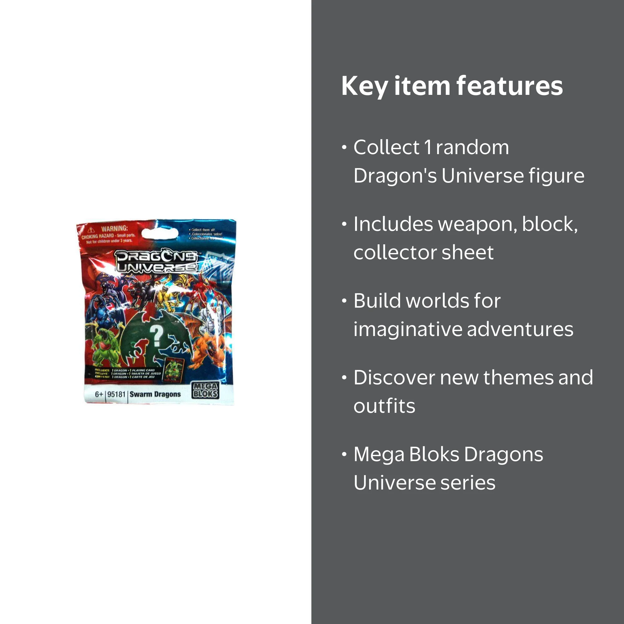 Series 2 Swarm Dragons Minifigure Mystery Pack #95181 Mega Bloks