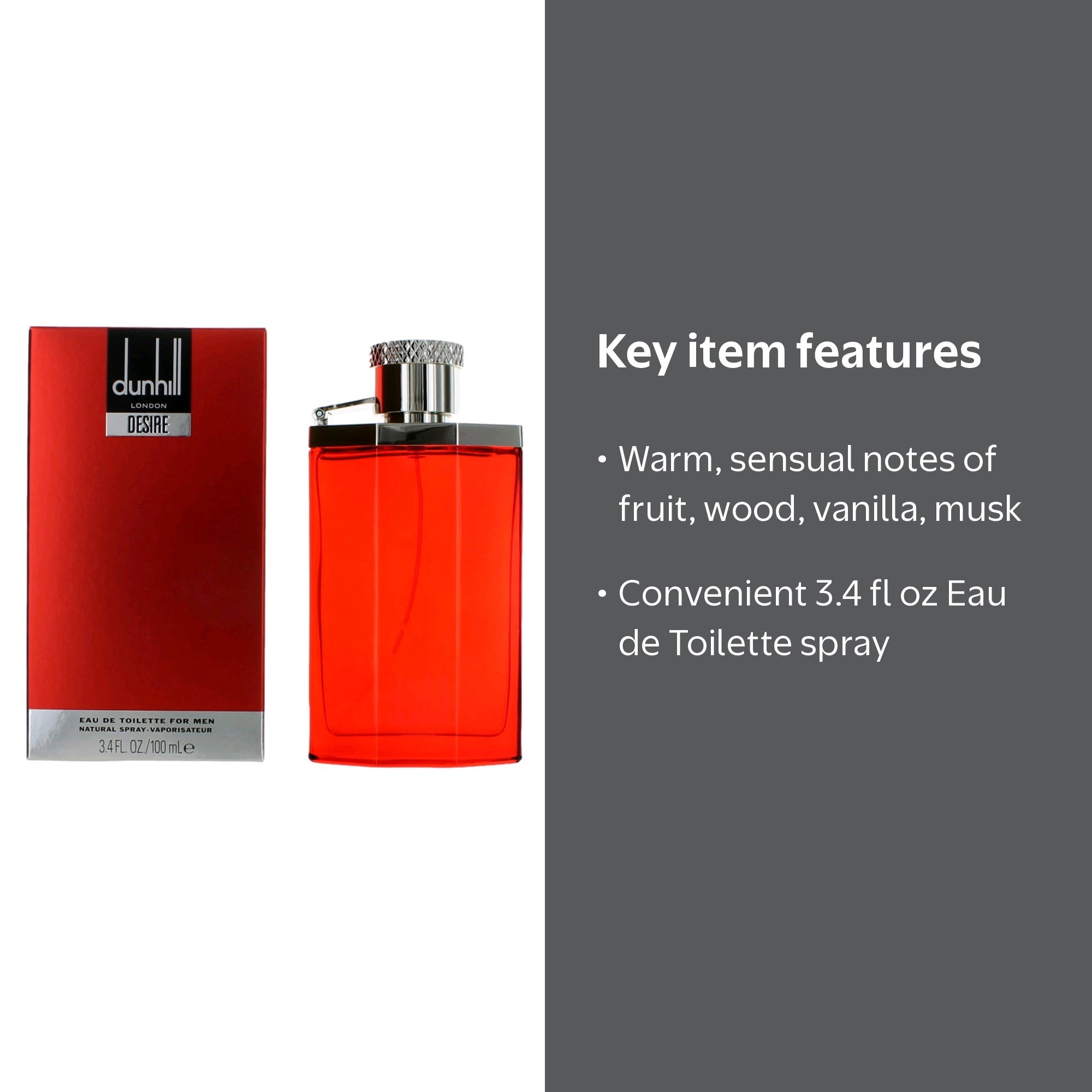 Alfred Dunhill, Desire Cologne for Men, 3.4 oz, Eau de Toilette