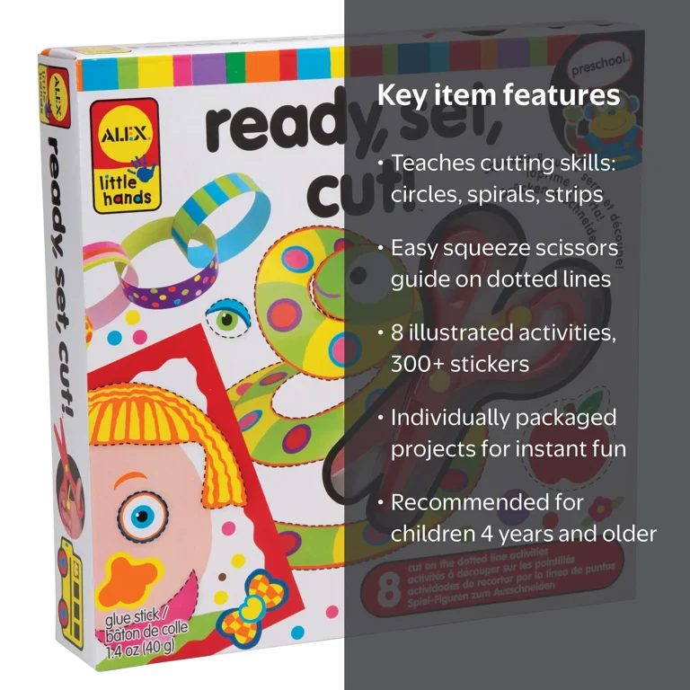 ALEX Toys Little Hands Ready, Set, Cut - Walmart.com