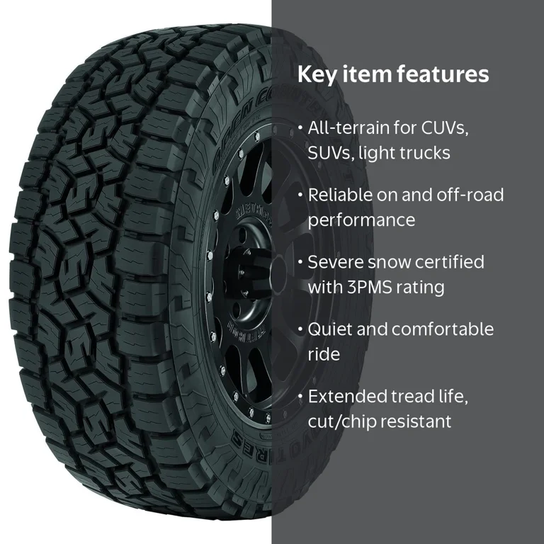 Toyo Open Country A/T III All Season Tire, LT 315/75R16 Load E 10