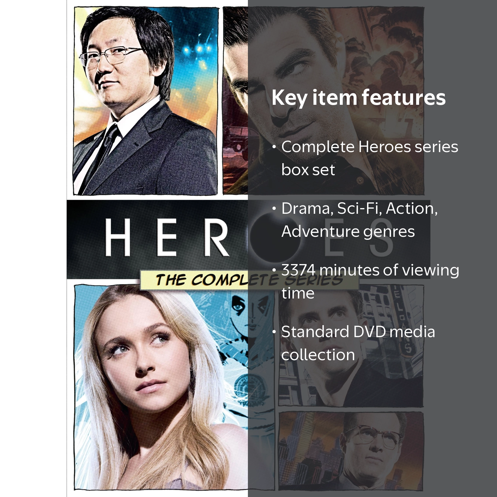 SDS, Heroes: The Complete Collection, DVD Box Set, Complete Series