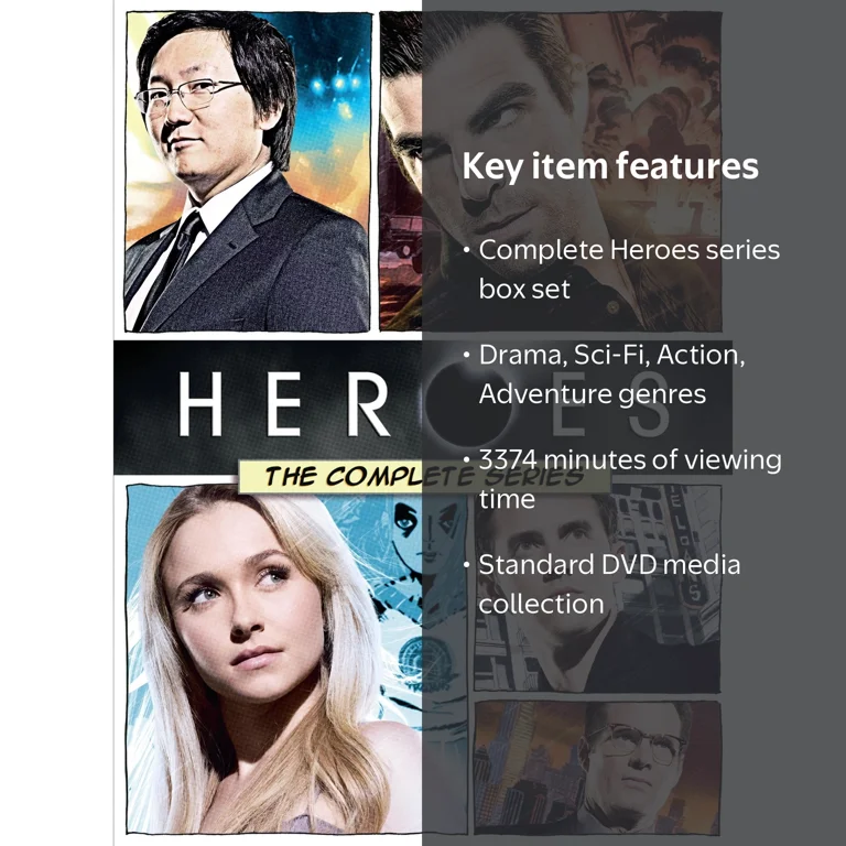 SDS, Heroes: The Complete Collection, DVD Box Set, Complete Series SDS, Heroes: The Complete Collection, DVD Box Set, Complete Series