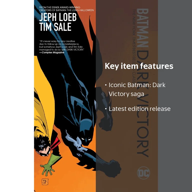 Jeph Loeb, Batman: Dark Victory, New Edition, Dark Knight Hush
