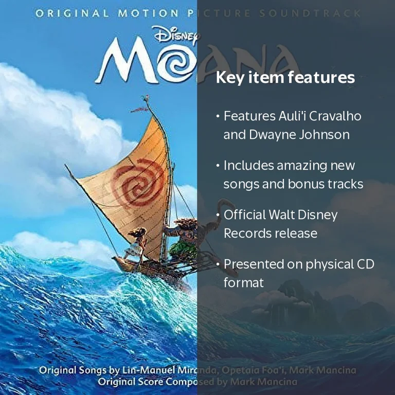 Walt Disney Records, Moana, Original Motion Picture Soundtrack