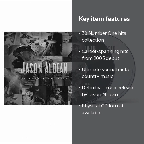 Jason Aldean - 30 Number One Hits - Music & Performance - CD