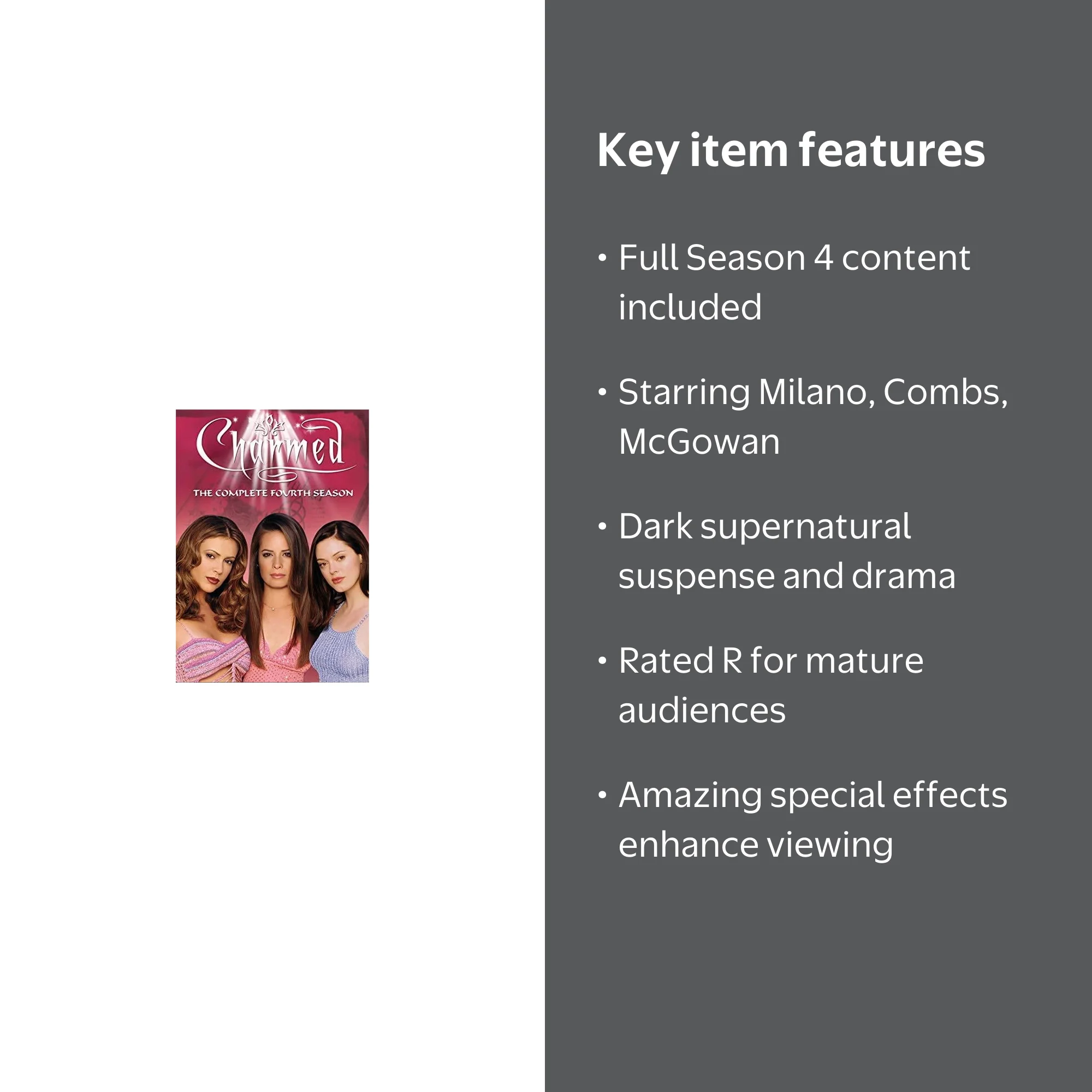 Charmed: The Complete Fourth Season - Walmart.com