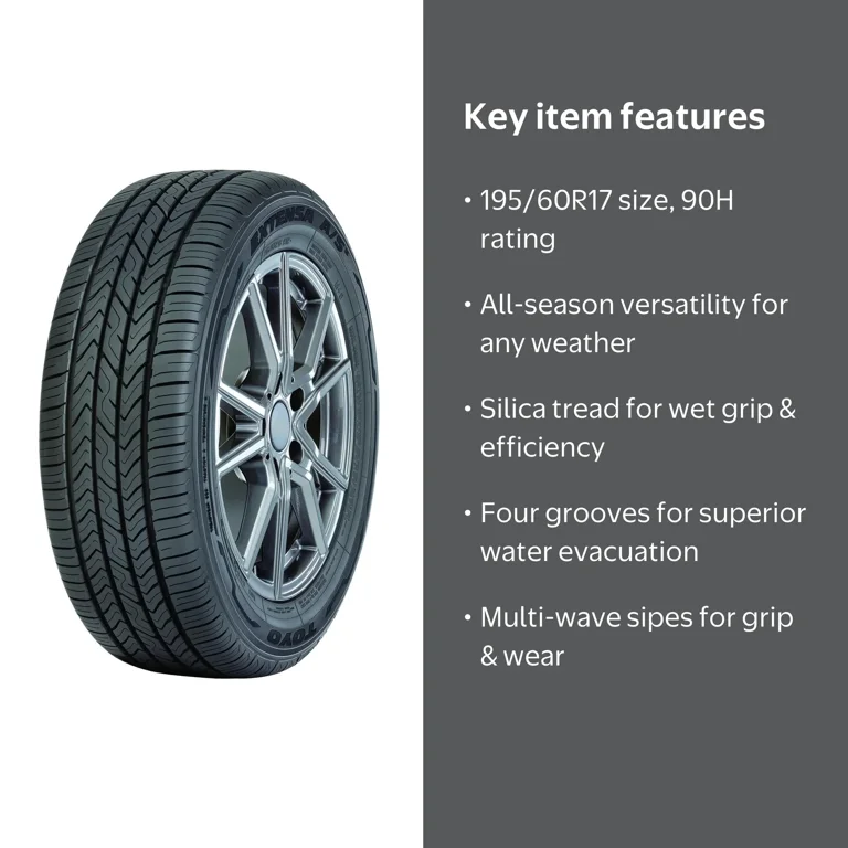 Toyo Extensa A/S II All Season 195/60R17 90H Passenger Tire