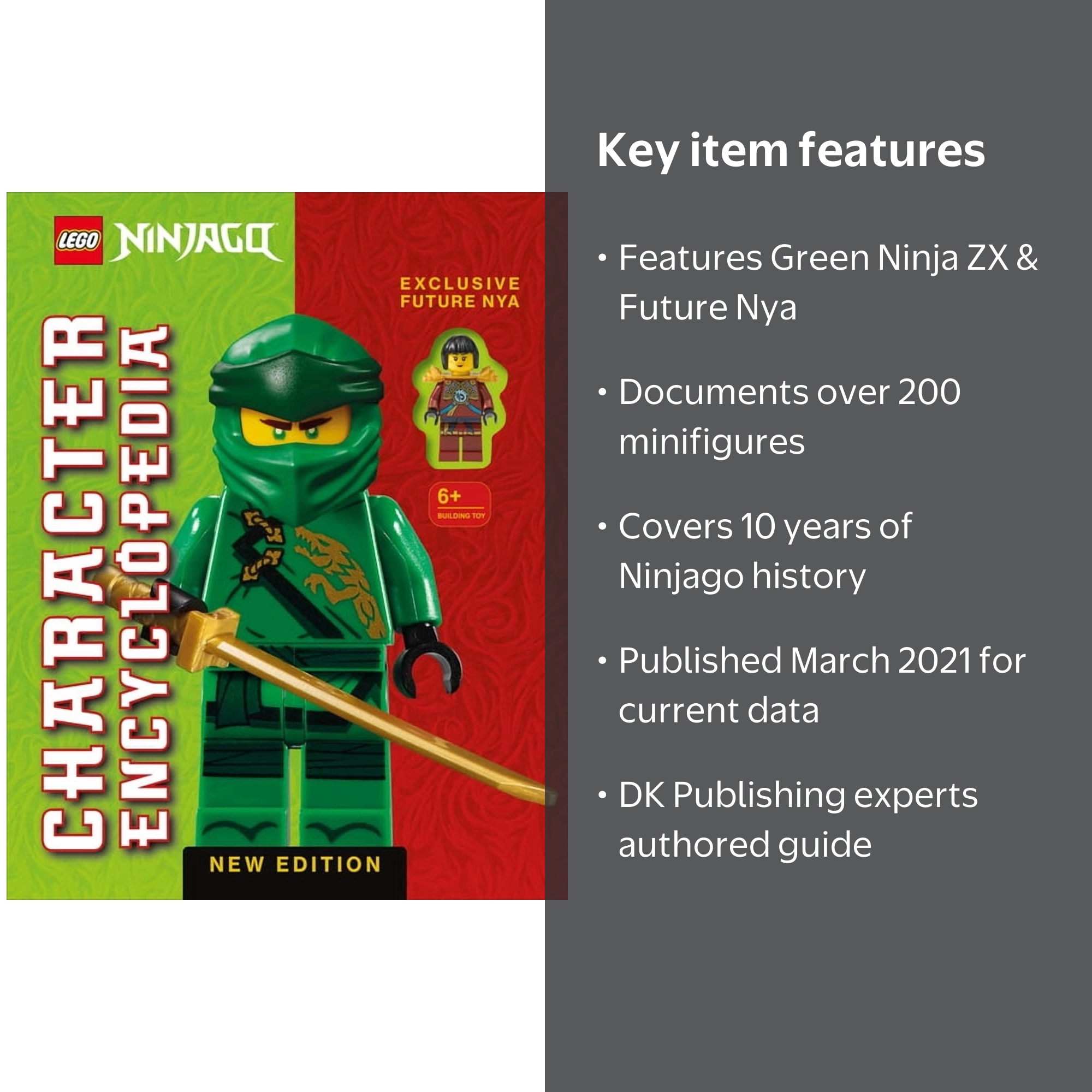 LEGO NINJAGO Character Encyclopedia with Green Ninja ZX, Paperback