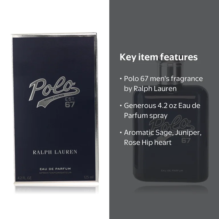 Ralph Lauren, Polo 67 by Ralph Lauren, 4.2 oz EDP Spray for Men