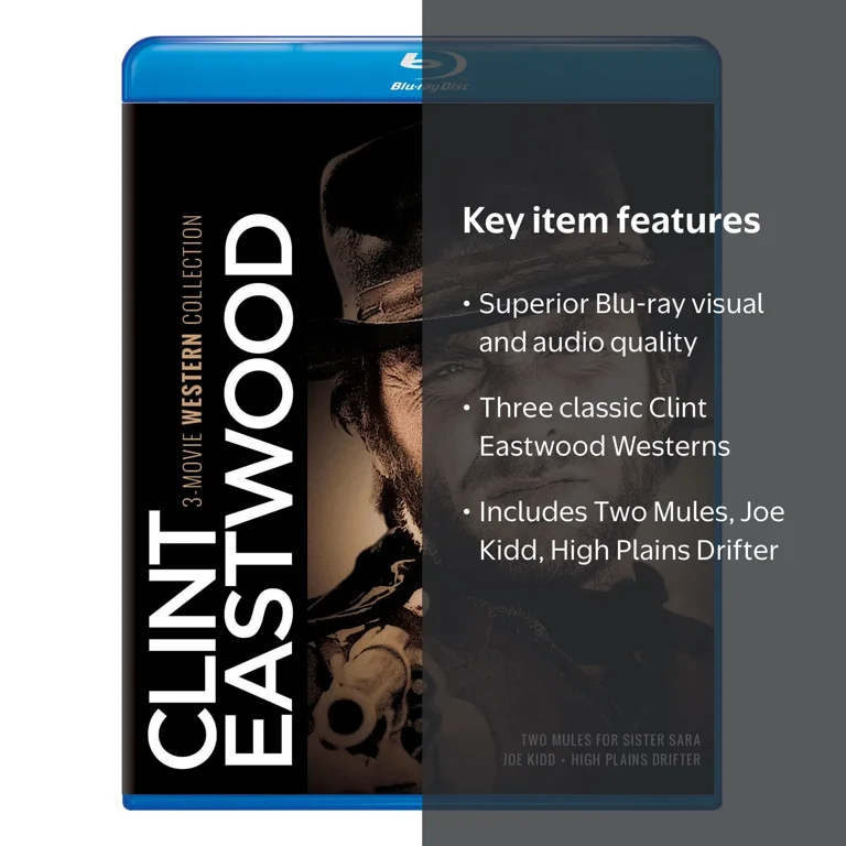 Clint Eastwood: 3-Movie Western Collection Blu-ray - Walmart.com