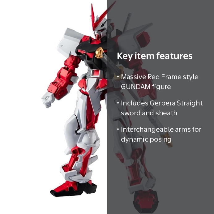 GUNDAM UNIVERSE - MBF-P02 GUNDAM ASTRAY RED FRAME - Walmart.com