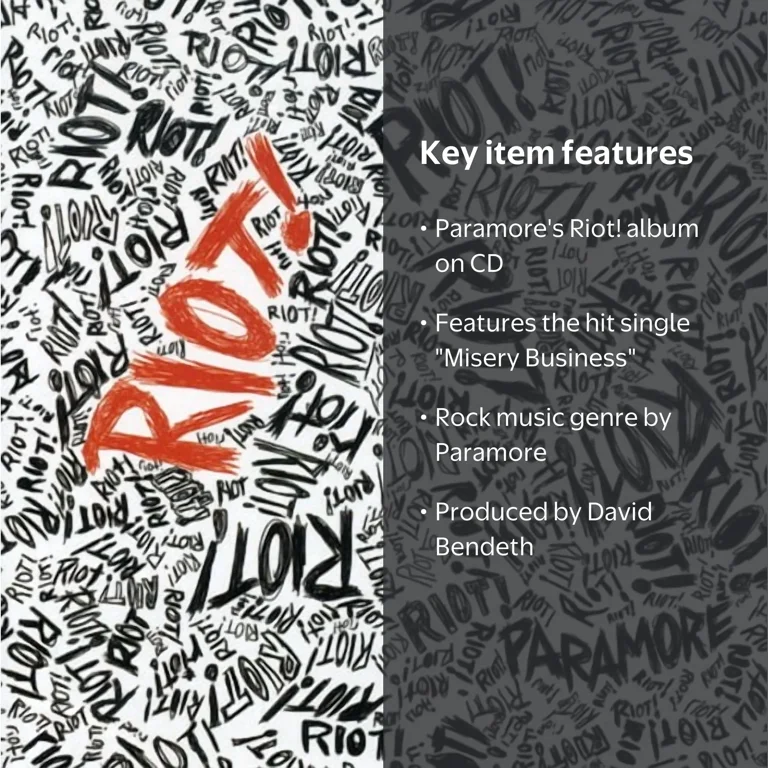 Paramore - Riot! - CD - Walmart.com