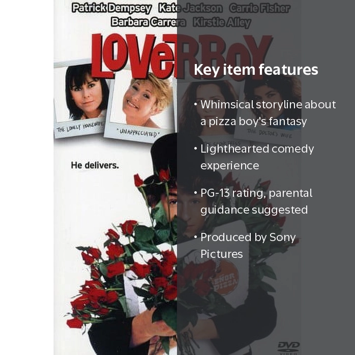 Sony Pictures - Loverboy [DIGITAL VIDEO DISC], Romantic Comedy, PG