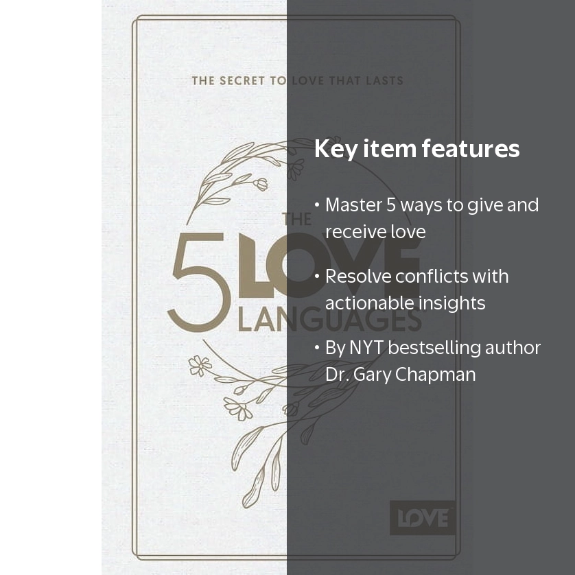 Gary Chapman, The 5 Love Languages, Hardcover, Special Edition